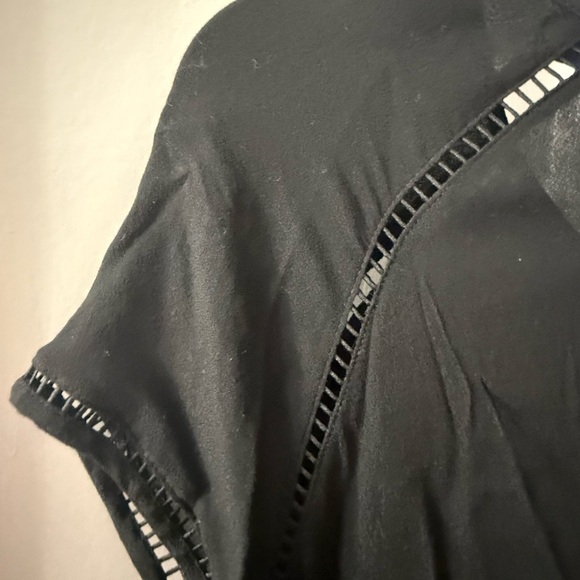 Blue Rain Elegant Black Short Sleeve dress/coverup - Picture 7 of 8